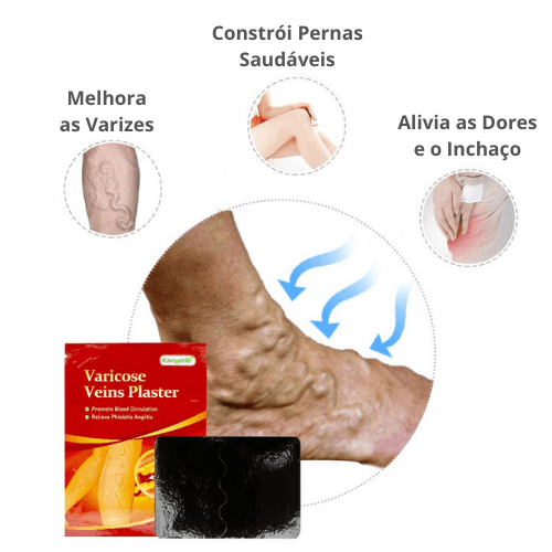 Varicose Veins Plaster - Adesivo Anti-Varizes - Facilita Shopping